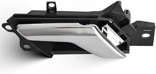 FAERSI Inside Interior Chrome Door Handle Front/Rear Left Driver Side Replacements for 2012-2015 Chevrolet Captiva Sport, 2008-2010 Saturn Vue #96861998 (Silver and Black) Faersi