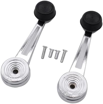 1 Pair Inside Interior Window Crank Handle Compatible for Ford Pickup Truck Takpart