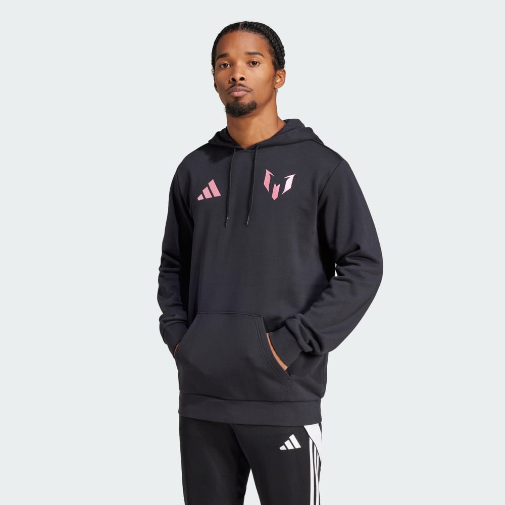 Худи adidas из мягкого френч терри с графикой имени и номера Месси Adidas performance