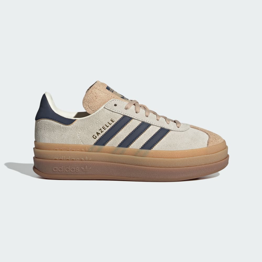 Кроссовки Gazelle Bold от adidas Originals с премиальной замшей и золотым логотипом Adidas Originals