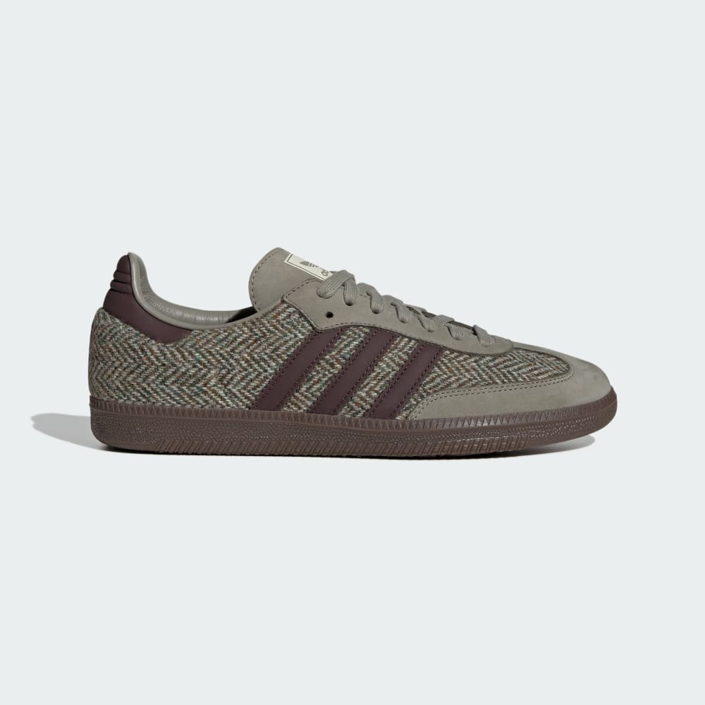 Оригинальные кроссовки adidas Samba OG с верхом из твида Harris и замши Adidas Originals