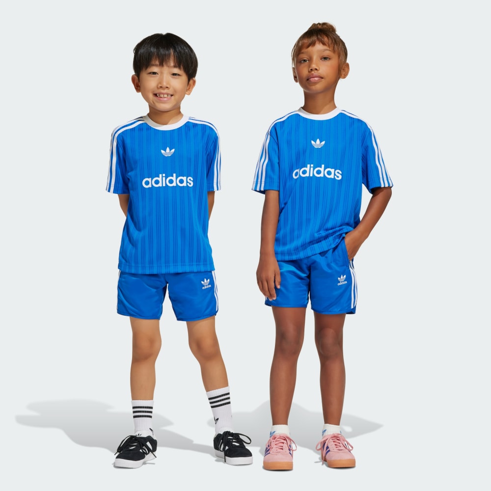 Детский комплект из футболки и шорт adidas Originals из переработанных материалов Adidas Originals