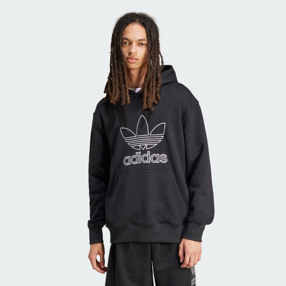 Мужская Толстовка adidas Originals Adicolor Outline Trefoil Hoodie Adidas Originals