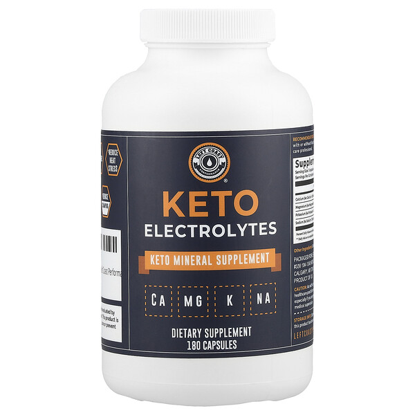 Keto Electrolytes, 180 Capsules (Капсулы) Left Coast Performance