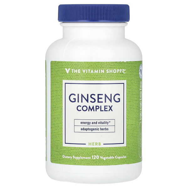 Ginseng Complex, 120 Vegetable Capsules (Растительные капсулы) The Vitamin Shoppe