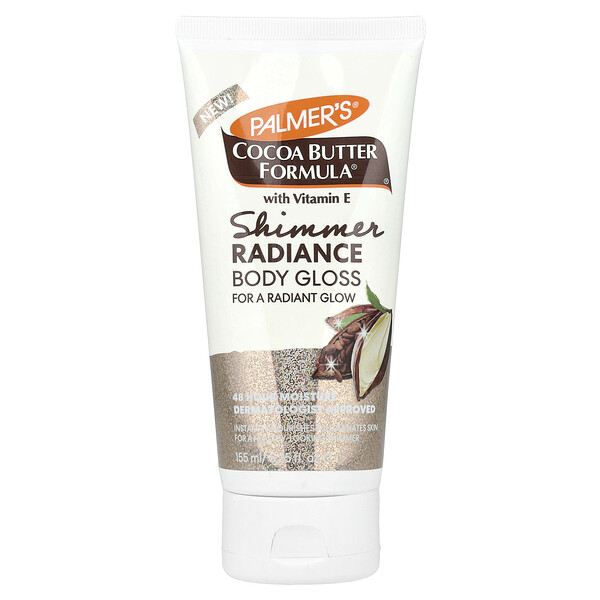 Cocoa Butter Formula® with Vitamin E, Shimmer Radiance Body Gloss, 5.25 fl oz (155 ml) Palmer's