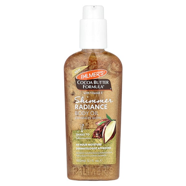 Cocoa Butter Formula® with Vitamin E, Shimmer Radiance Body Oil, 5.1 fl oz (150 ml) Palmer's