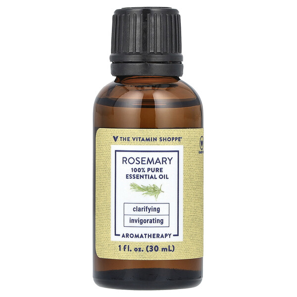 100% Pure Essential Oil, Rosemary, 1 fl oz (30 ml) The Vitamin Shoppe