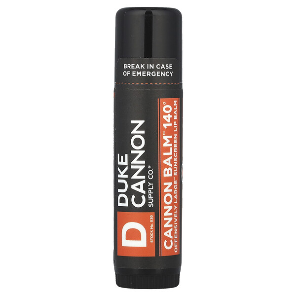 Cannon Balm™ 140º, Offensively Large™ Sunscreen Lip Balm, SPF 30 , 0.56 oz (17 g) Duke Cannon Supply Co.