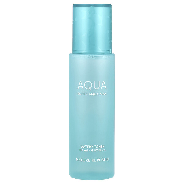 Super Aqua Max, Watery Toner, 5.07 fl oz (Жидкие унции) (150 ml) Nature Republic