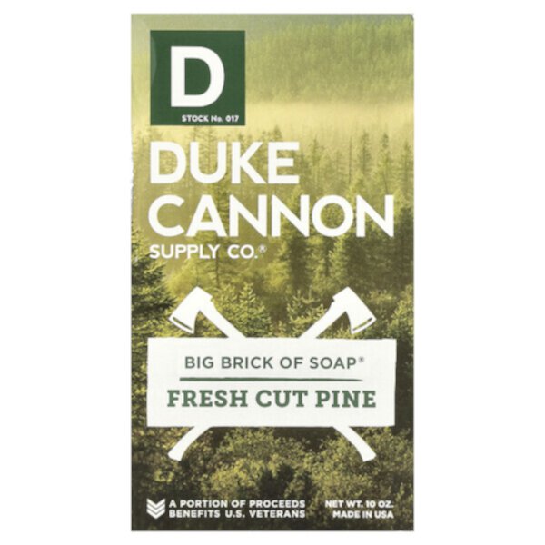 Big Brick of Bar Soap®, Fresh Cut Pine, 10 oz Duke Cannon Supply Co.