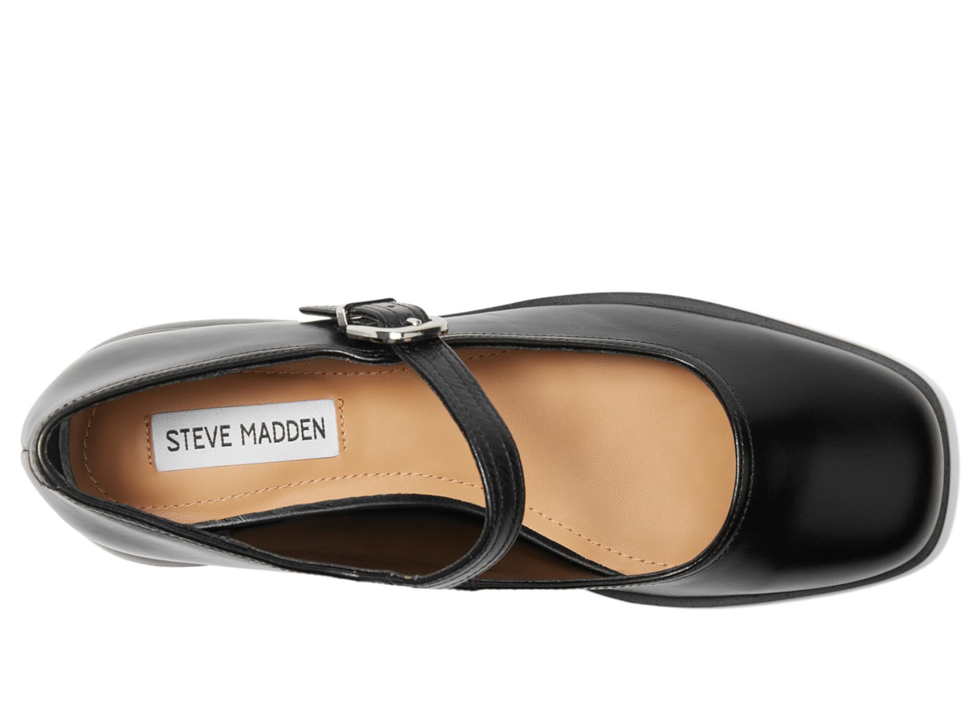 Балетки Steve Madden Delancy с квадратным носком и ремешком на застежке Steve Madden