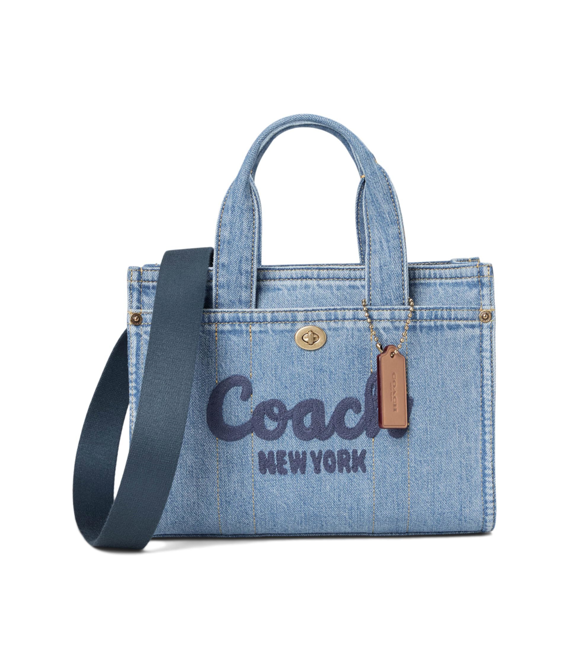 Сумка тоут COACH Denim Cargo Tote 26 Coach