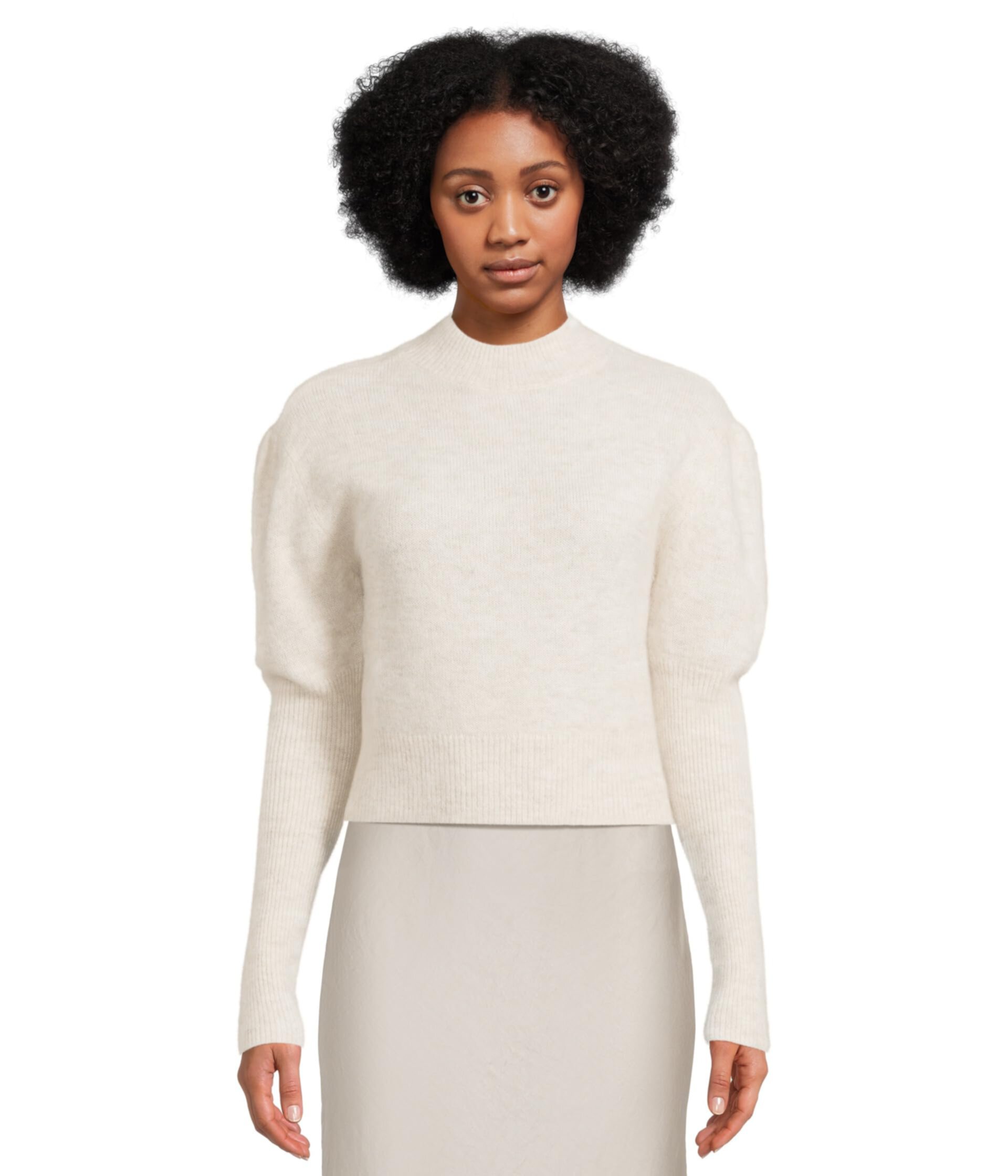 Женский Свитер Madewell Lightweight Alpaca Juliette Puff Sleeve Madewell