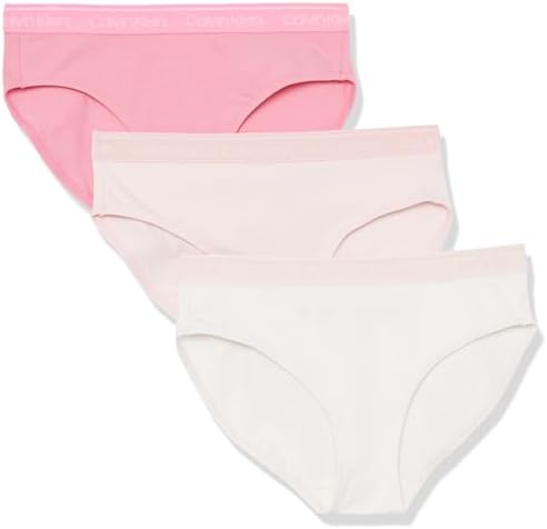 Calvin Klein Girls' Modern Cotton Bikini Panty Underwear (3 Pack) Calvin Klein