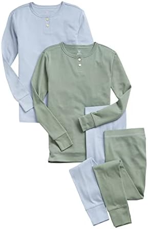 Детские Пижамы Gap 2-pack Henley Long John Gap