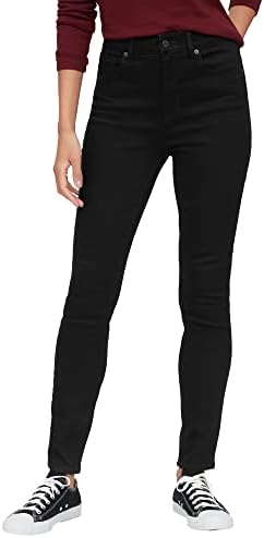 GAP Womens High Rise Legging Jeans, Black Clermont, 33 Regular US Gap