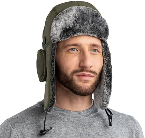 Шапка ушанка ZffXH Men's Trapper Hat ZffXH