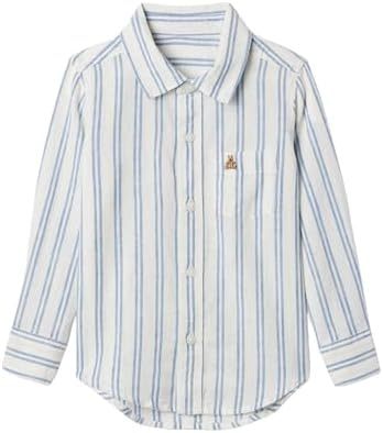 Детская Рубашка Gap Baby Boys' Ls Linen Woven Top Gap