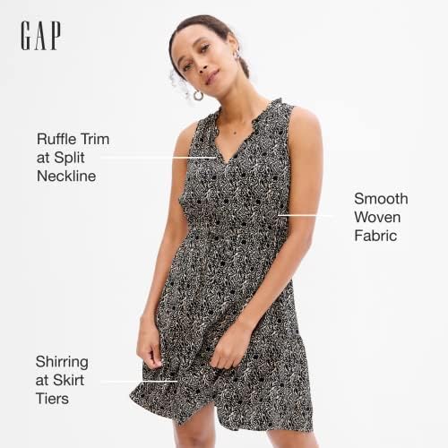 Женское Повседневное Платье Gap Split Neck Gap