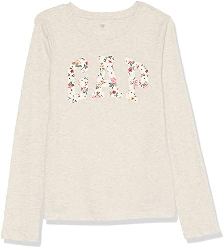 GAP Girls' Long Sleeve Logo Tee T-Shirt Gap