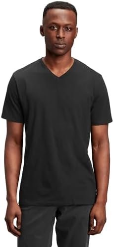 GAP Mens Classic V-Neck T-Shirt True Black Gap