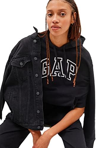 GAP Women's Logo Hoodie Hooded Pull-on Sweatshirt Gap