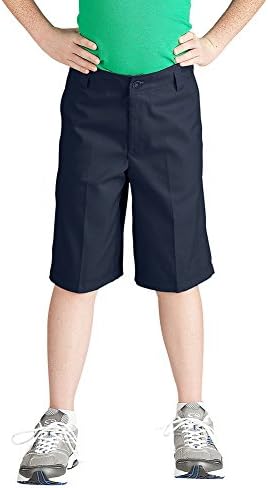 Dickies Little Boys' Flex Waist Flat Front Short, Dark Navy, 4 Dickies