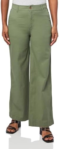 Женские Повседневные брюки Gap High Rise Girlfriend Wide Leg Khaki Gap