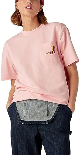 Dickies Breast Cancer Awareness Women's Respect Heavyweight Short Sleeve Pocket T-Shirt Dickies