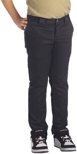 Dickies Big Boys' Skinny Straight Pant, Charcoal, 16 Dickies