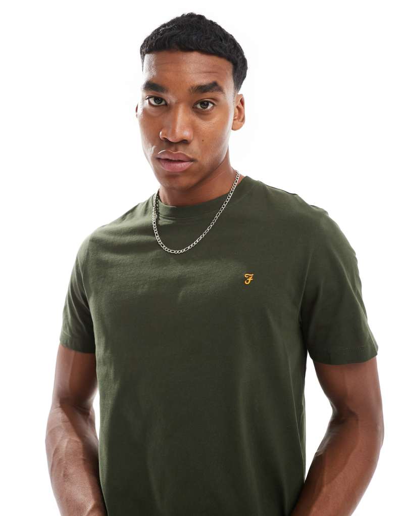 Farah Danny t-shirt in green Farah