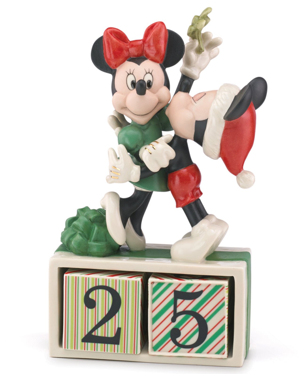 Minnie & Mickey Countdown to Christmas Figurines Lenox