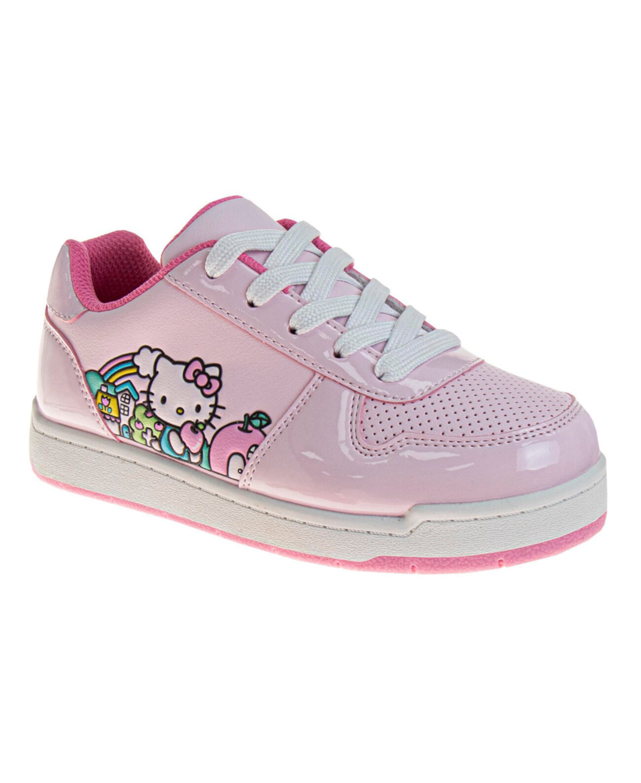 Little and Big Girls Lace Up Sneakers Hello Kitty