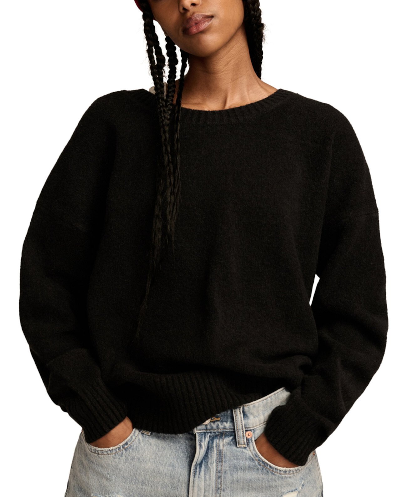 Женский Свитер Lucky Brand Crewneck Long-Sleeve Pullover Lucky Brand