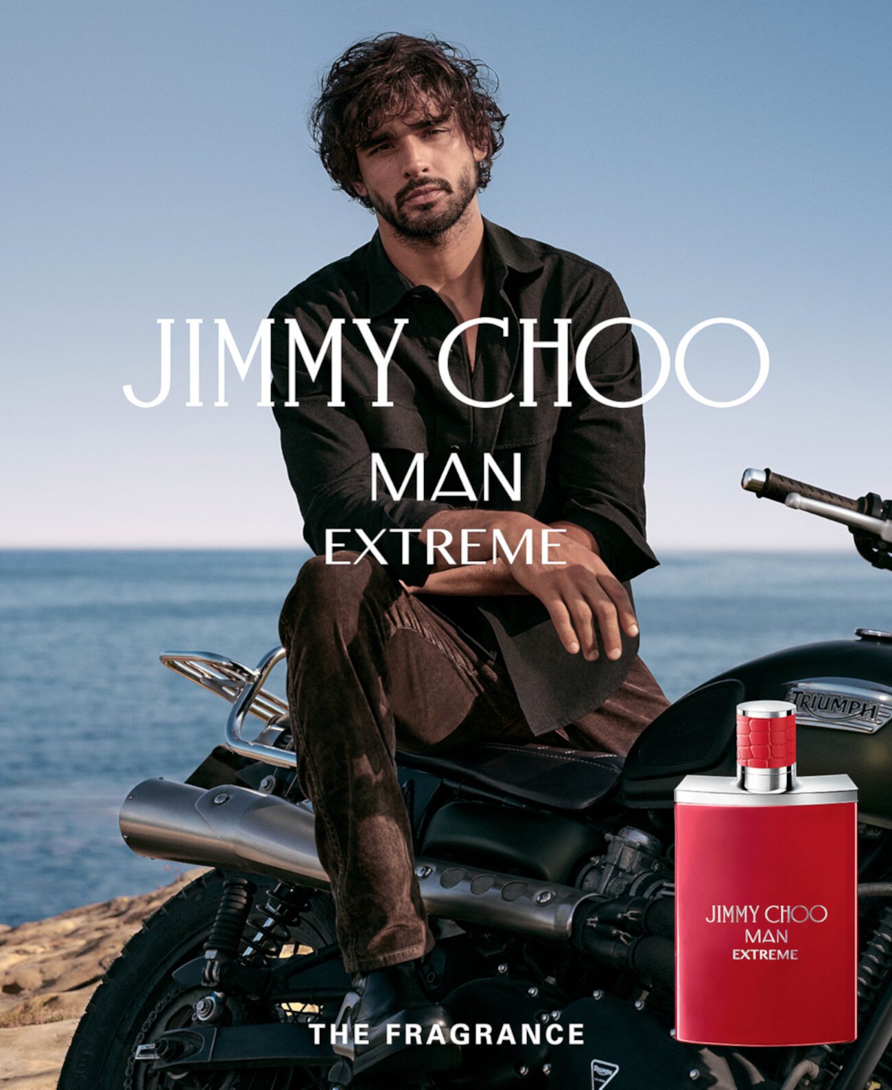 Парфюм для мужчин Man Extreme, 50 мл, Eau de Parfum с ароматом красного тимьяна и черного перца. Jimmy Choo