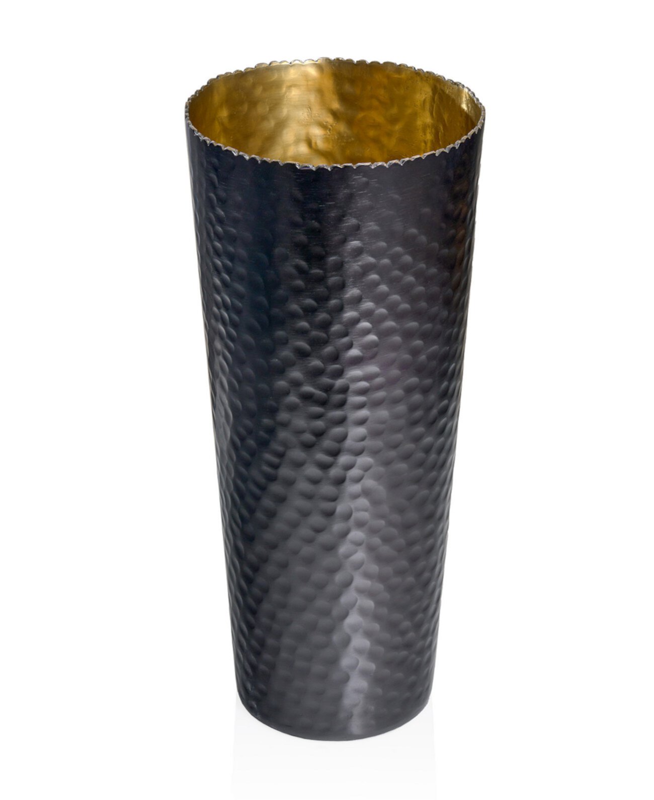 Signature Collection Enamel and Gold-Tone 13" Vase Godinger