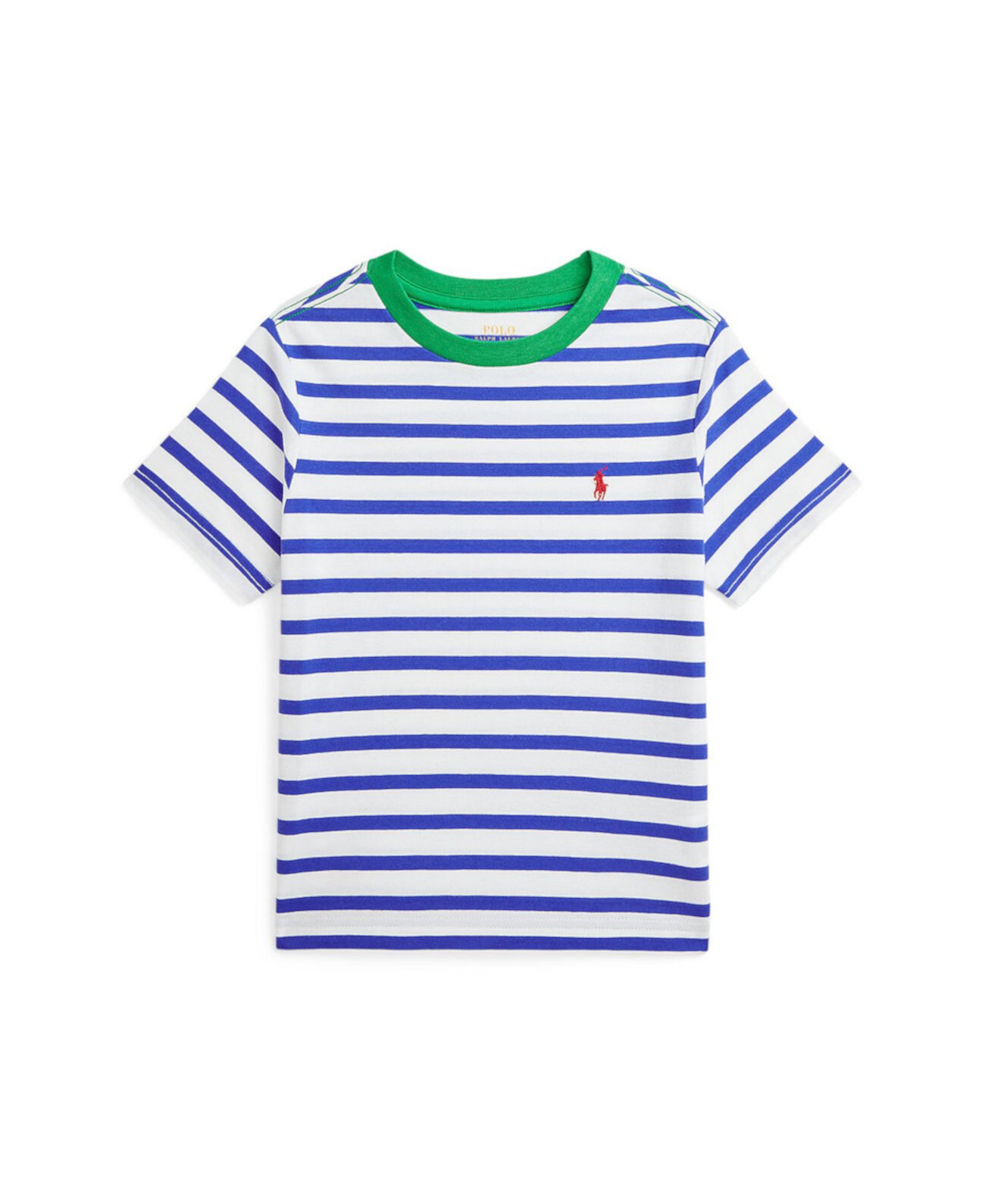 Детская Футболка Polo Ralph Lauren Toddler and Little Boys Striped Cotton Jersey Ringer Tee Polo Ralph Lauren