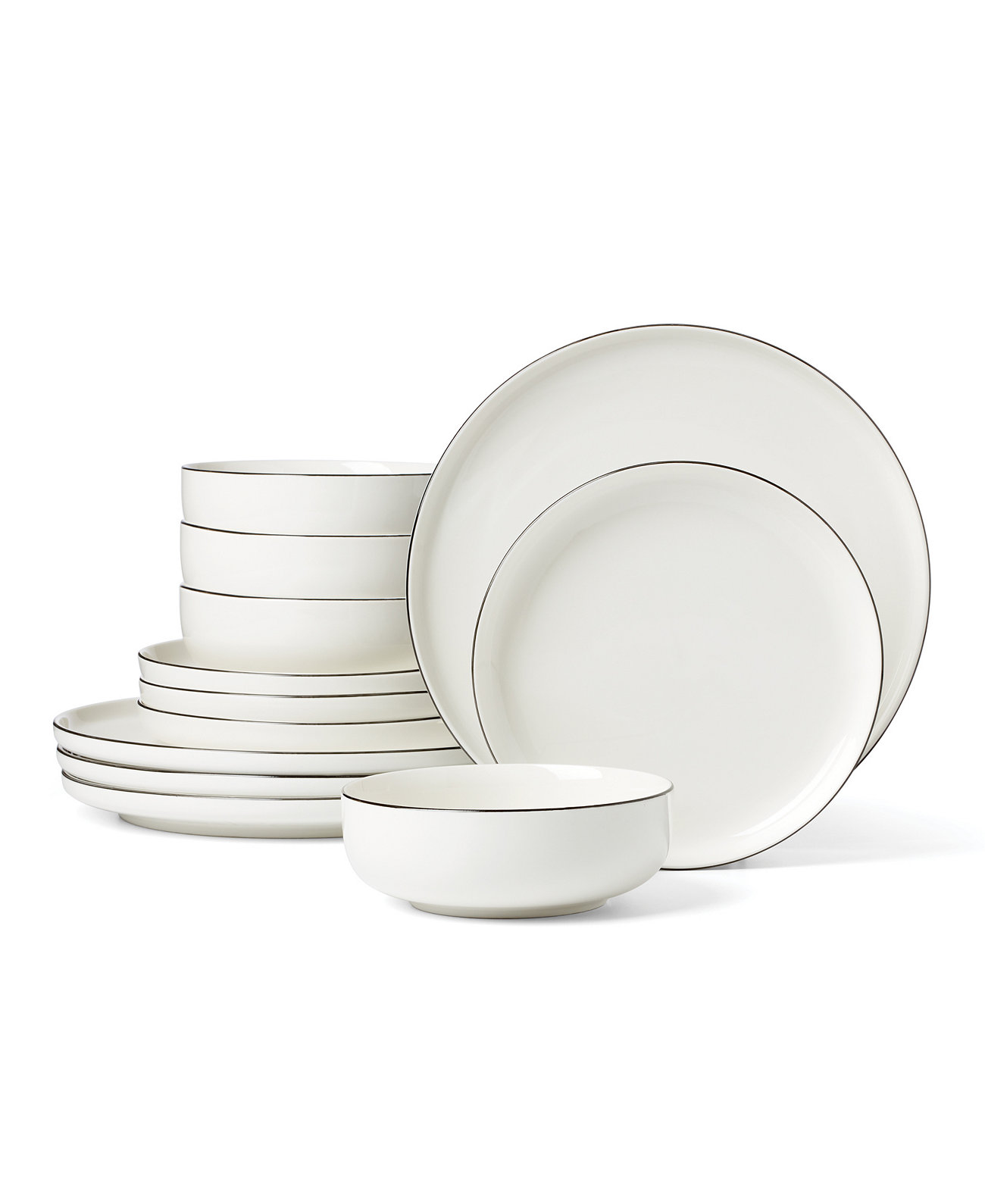 365 Collection 24/7, 12-Pc. Dinnerware Set, Service for 12 Oneida