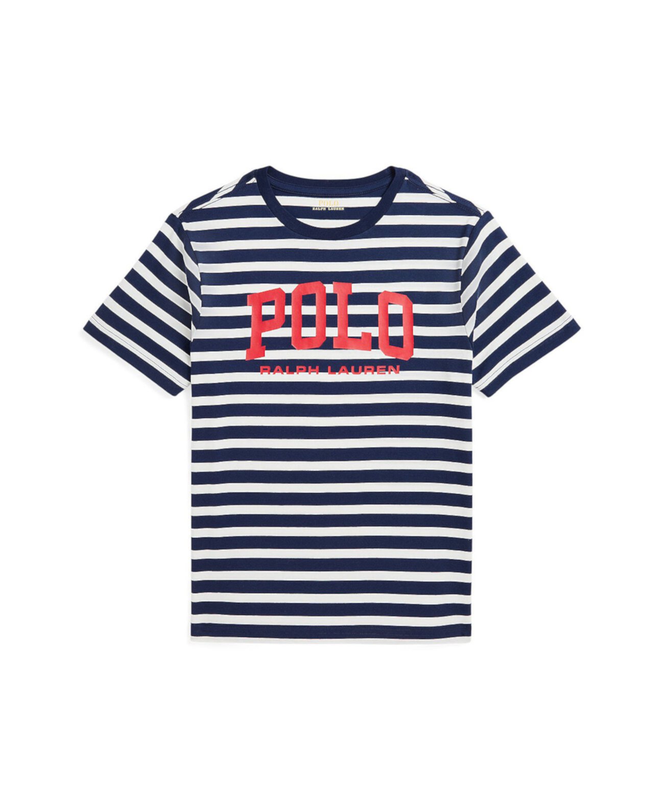 Детская Футболка Polo Ralph Lauren Logo Striped Cotton Jersey Tee Polo Ralph Lauren