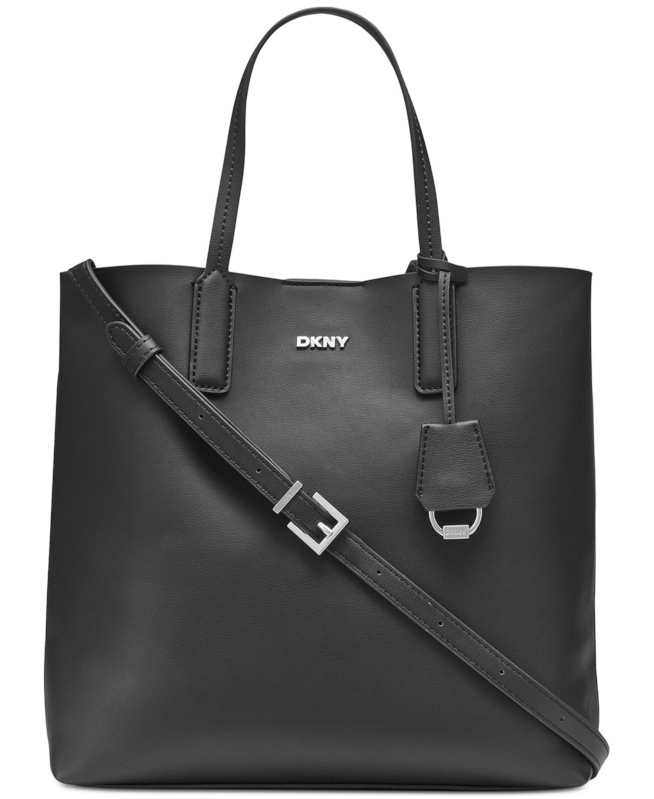 Маленькая кроссбоди сумка-шоппер 28,5 см x 26 см x 10 см, 100% ПВХ DKNY