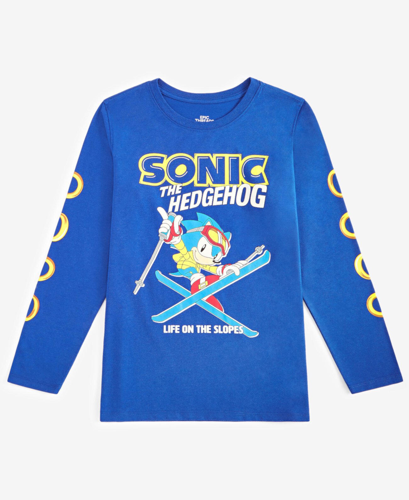 Детская Футболка Epic Threads Sonic The Hedgehog Ski Epic Threads