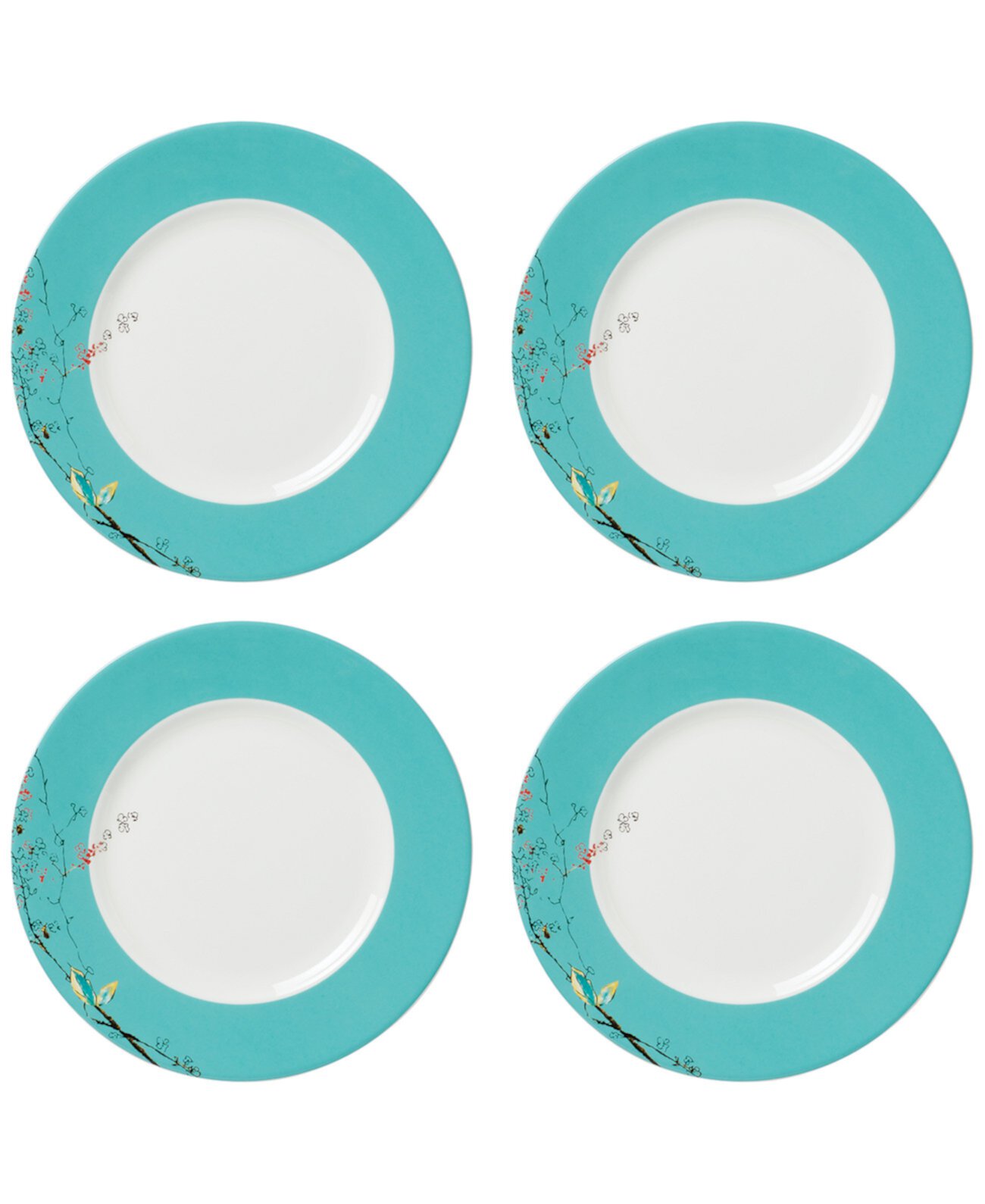 Chirp Dinner Plates, Set of 4 Lenox