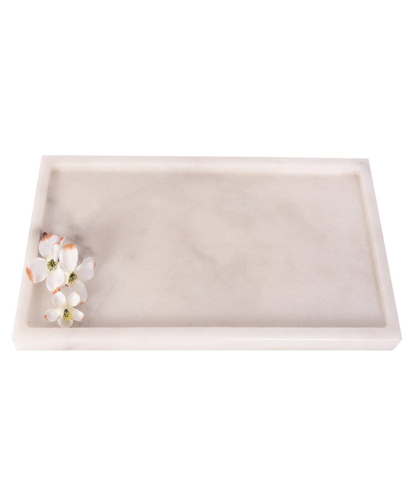 Marble Rectangular Tray, 15" x 8" x 0.3" Artifacts Trading Company