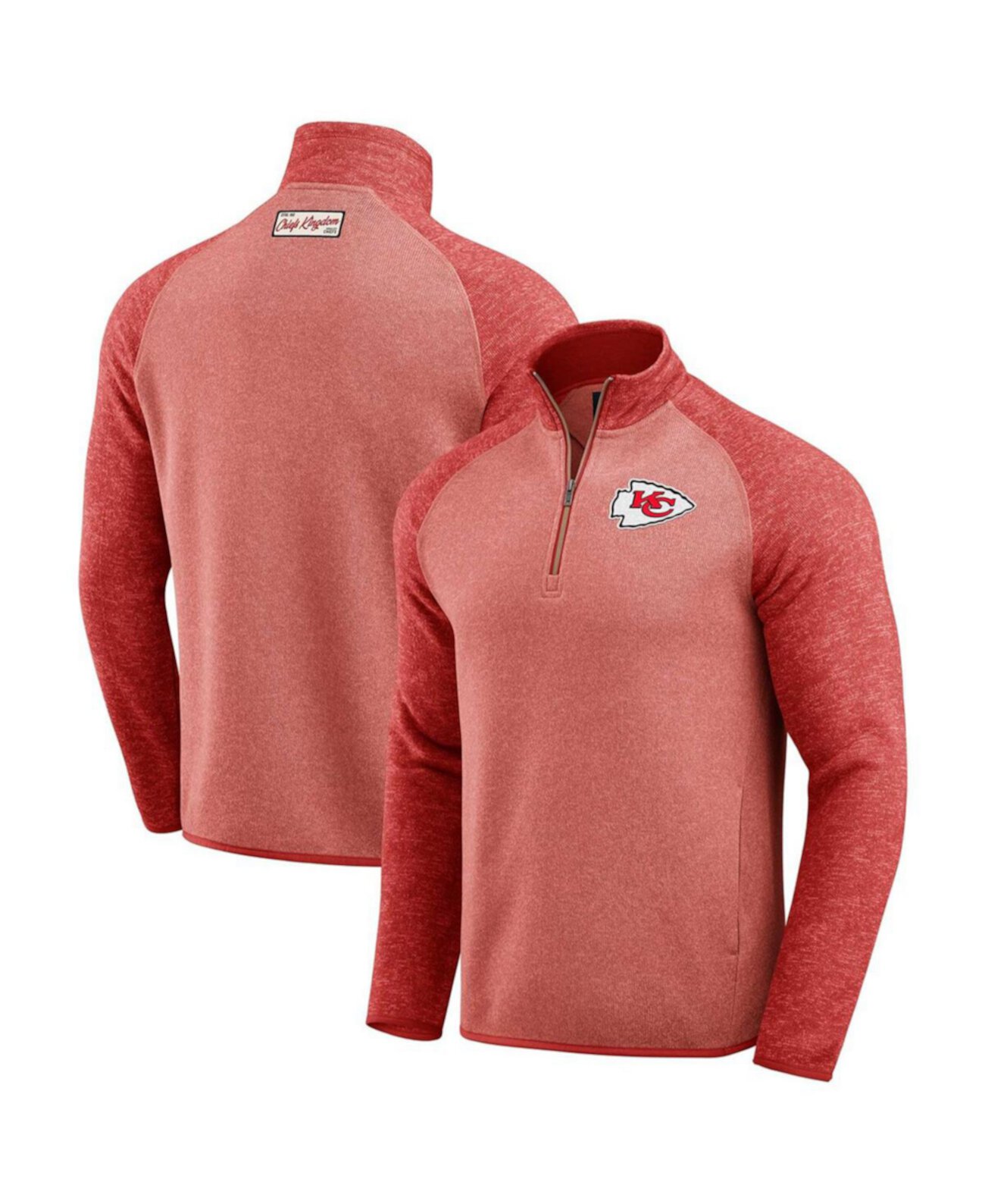 Мужская Повседневная Куртка Fanatics Kansas City Chiefs Tonal Quarter-Zip Fanatics