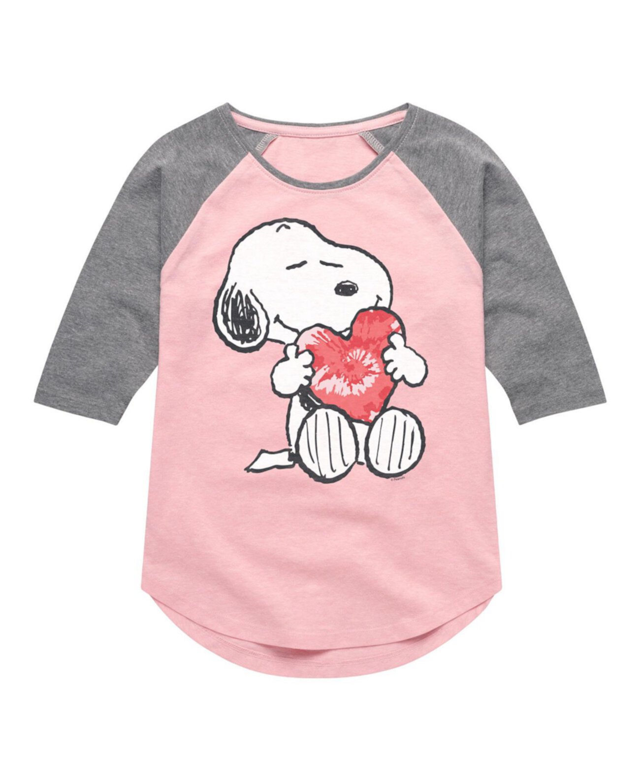 Детский Свитер Peanuts Snoopy Heart Graphic Raglan Peanuts