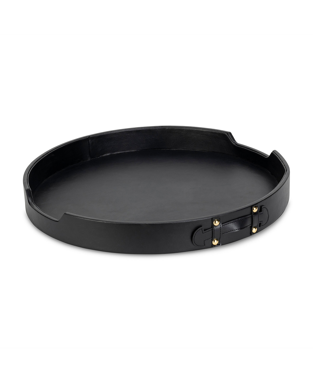 Black Round Tray American Atelier