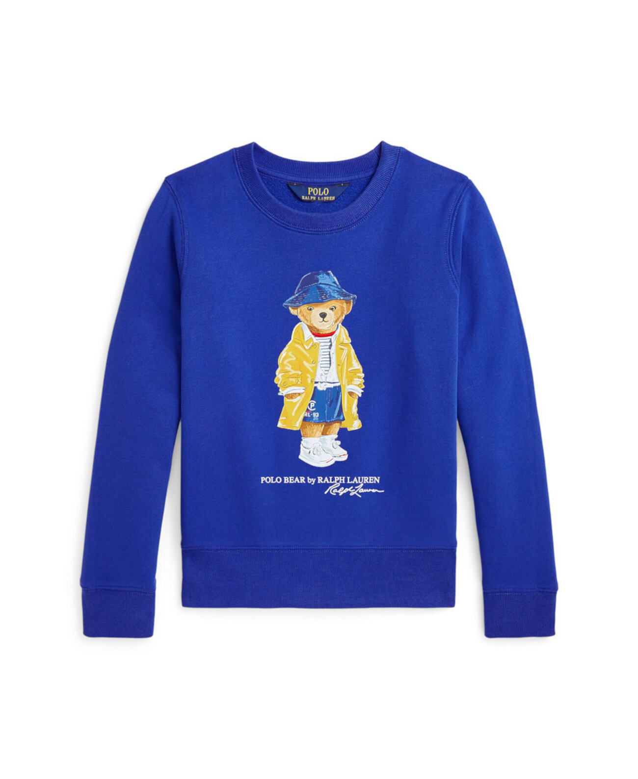 Ультрамягкое флисовое худи для девочек Polo Bear, 60% хлопок Polo Ralph Lauren