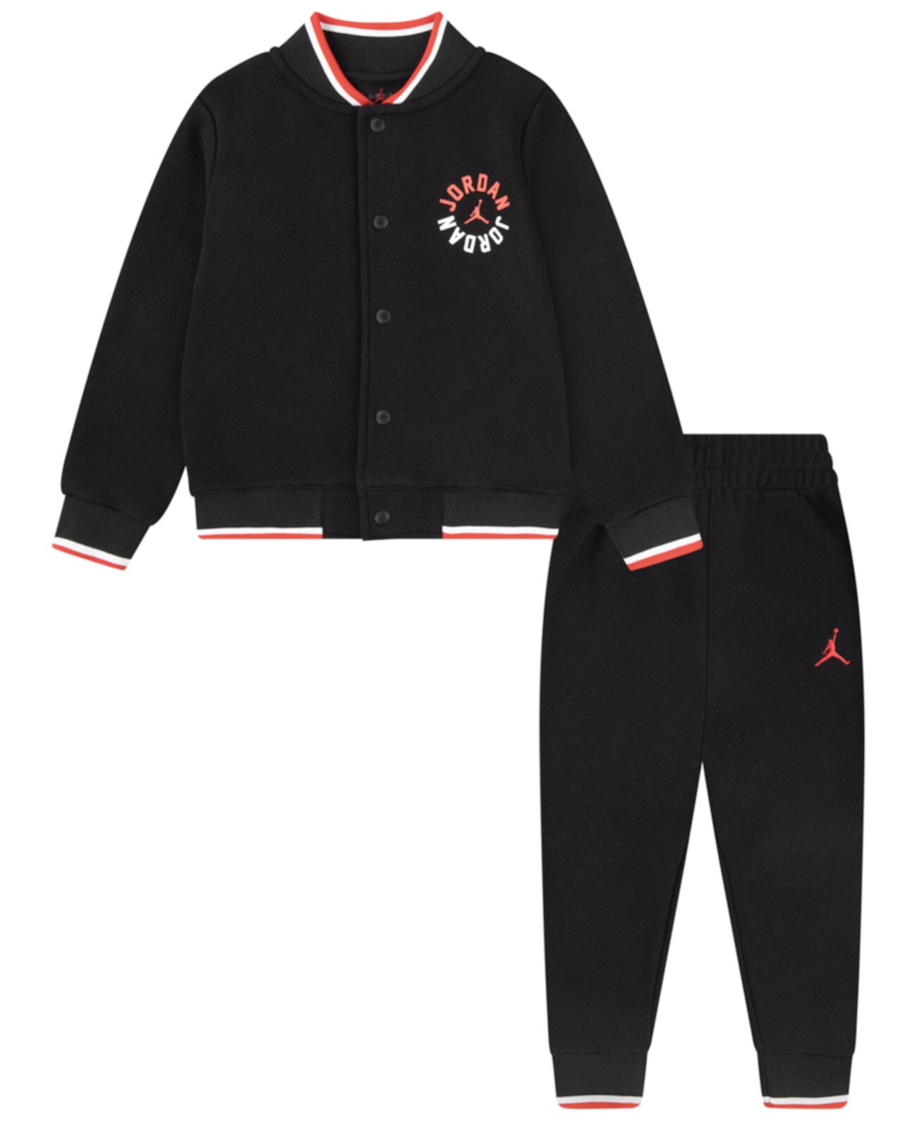 Унисекс Детские комплекты одежды Jordan Baby Neutral 2-Piece Jumpman PE Bomber Jacket and Pants Set Jordan