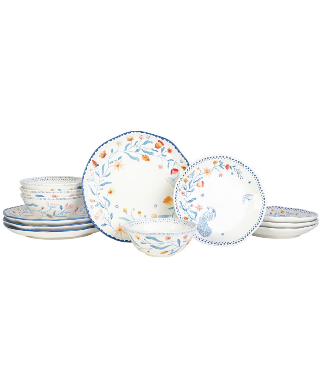 Gracie 12 Pc. Dinnerware Set, Service for 4 Fitz & Floyd